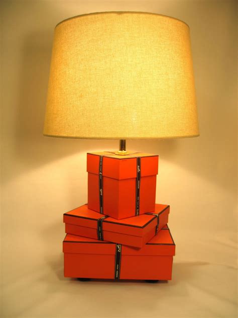 hermes orange lamp|hermes crystal lamp.